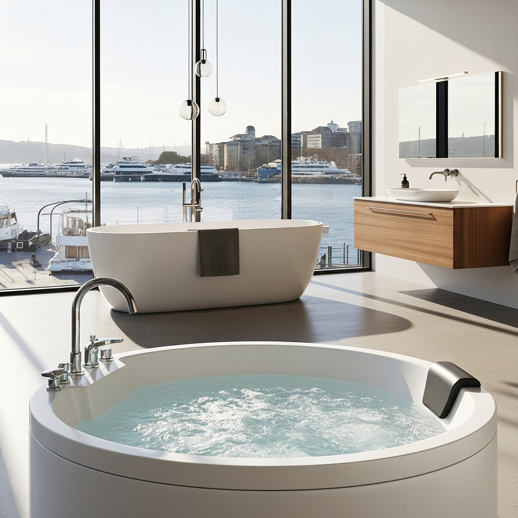 Ferris Acrylic Freestanding Bathtub Made in Turkey